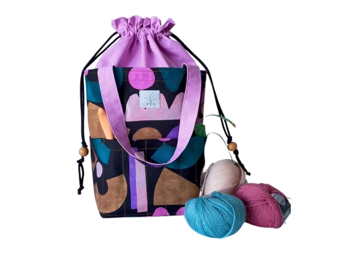 Lomme Bucket Bag - torba na włóczki i akcesoria dziewiarskie