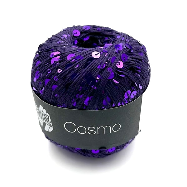 Lana Grossa Cosmo - włóczka bawełniana z cekinami