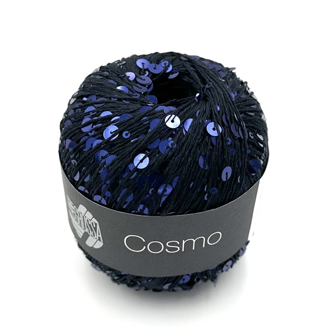 Włóczka bawełniana z cekinami - Lana Grossa Cosmo - Dziergaweczki sklep