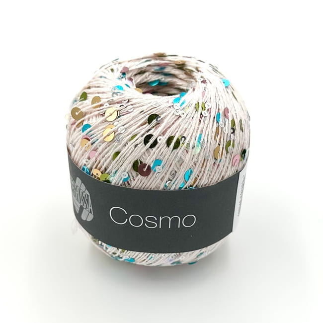 Włóczka fantazyjna z cekinami - Cosmo Lana Grossa - dziergaweczki sklep