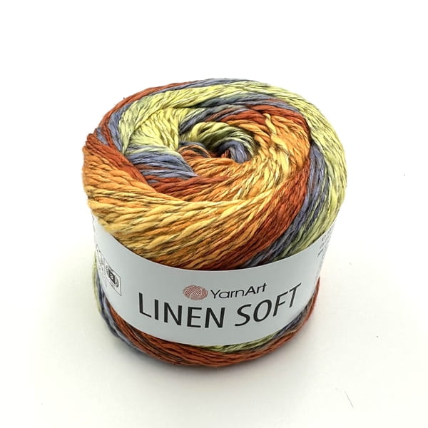 Włóczka na lato wiskoza z lnem - Linen soft - Dziergaweczki sklep