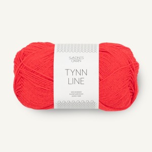 Sandnes Garn Tynn Line - 4108 ognisty szkarłat