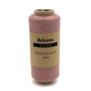 Merino Soft One - 07 brudny róż - Belossa Yarn - 100% merino