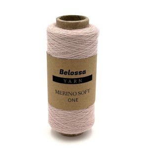 Merino Soft One - 15 pudrowy róż - Belossa Yarn - 100% merino