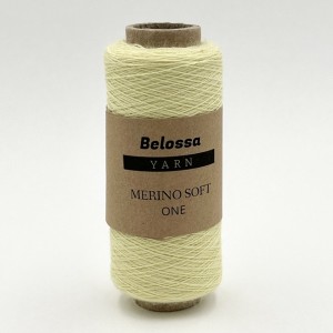 Merino Soft One - 20 sorbet cytrynowy - Belossa Yarn - 100% merino