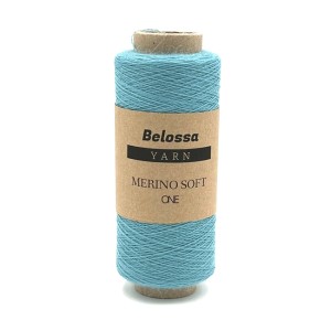 Merino Soft One - 21 jasny morski - Belossa Yarn - 100% merino