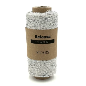 Belossa Stars - 101 biały/srebrny