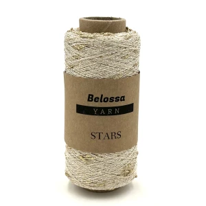 Belossa Stars - 102 ecru/złoty