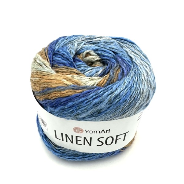 Włóczka len wiskoza bawełna - Linen Soft - Dziergaweczki sklep