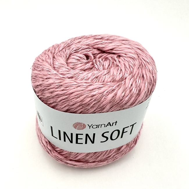 Linen Soft - włóczka wiosenno-letnia z lnem, bawełną i wiskozą - Dziergaweczki sklep