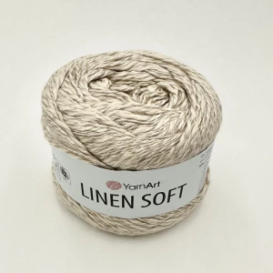 Włóczka YarnArt Linen Soft /100g/ 7304 jasny beż