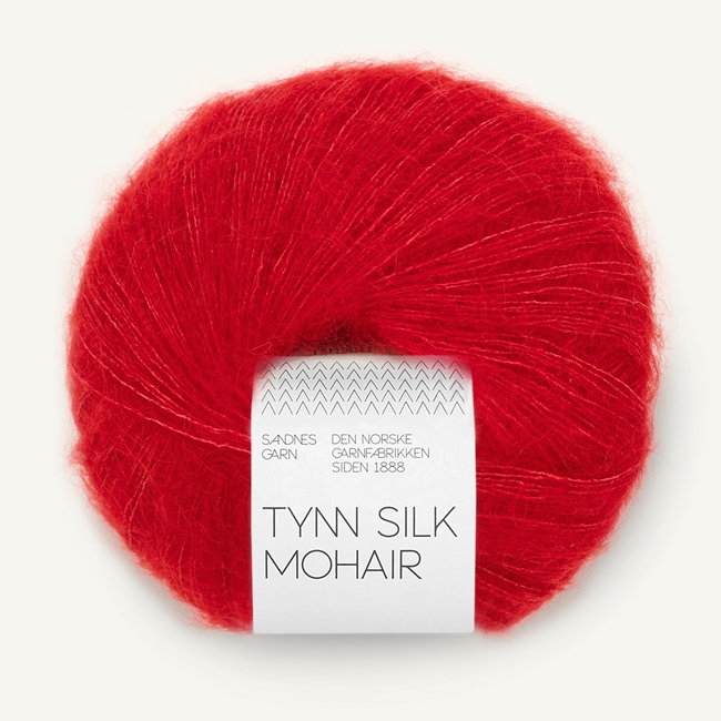 Sandnes Garn Tynn Silk Mohair cienka włóczka moherowa
