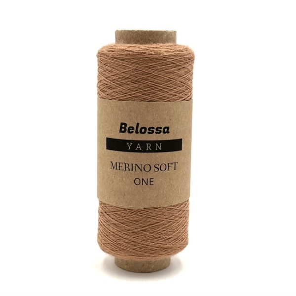 Cienka włóczka merino - nitka stabilizująca do moheru Belossa merino soft one