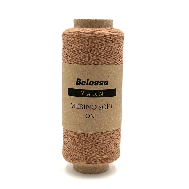 Cienka włóczka merino - nitka stabilizująca do moheru Belossa merino soft one