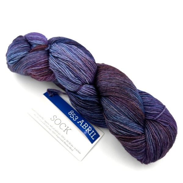 Malabrigo Sock 853 Abril włóczka ręcznie farbowana - Dziergaweczki sklep