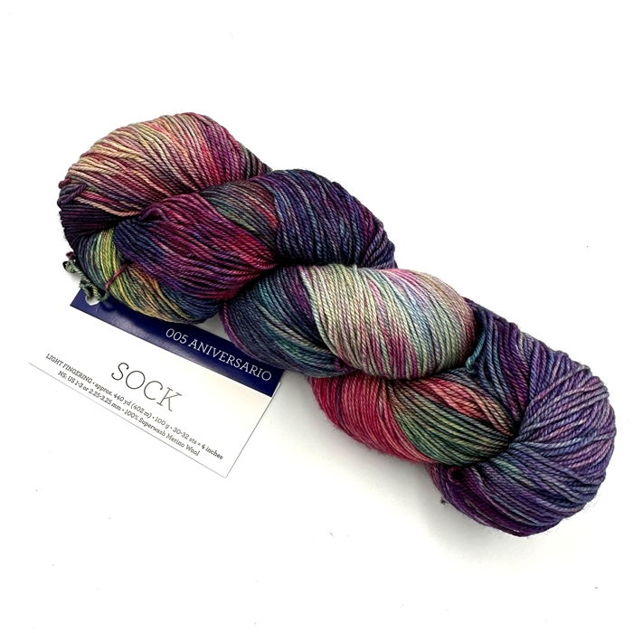 Malabrigo Sock 005 Aniversario włóczka ręcznie farbowana - Dziergaweczki sklep