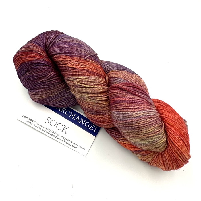 Malabrigo Sock 850 Archangel  włóczka ręcznie farbowana - Dziergaweczki sklep