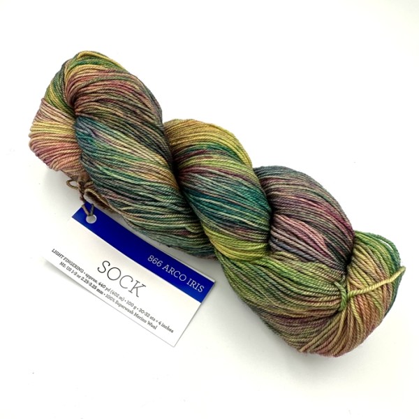 Malabrigo Sock 866 Arco iris włóczka ręcznie farbowana - Dziergaweczki sklep