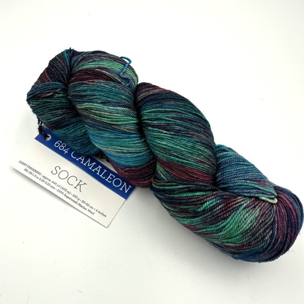 Malabrigo Sock 684 Camaleon włóczka ręcznie farbowana - Dziergaweczki sklep