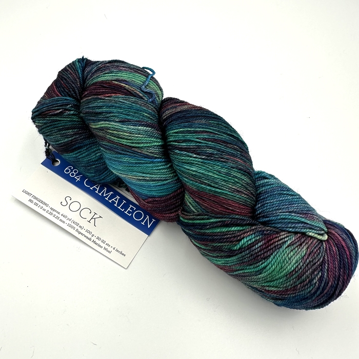 Malabrigo Sock 684 Camaleon włóczka ręcznie farbowana - Dziergaweczki sklep