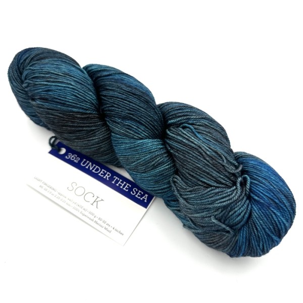 Malabrigo Sock 362 Under the sea włóczka ręcznie farbowana - Dziergaweczki sklep