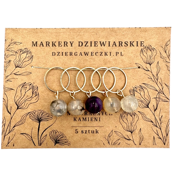 Markery do zaznaczania oczek - markery dziewiarskie - Dziergaweczki sklep