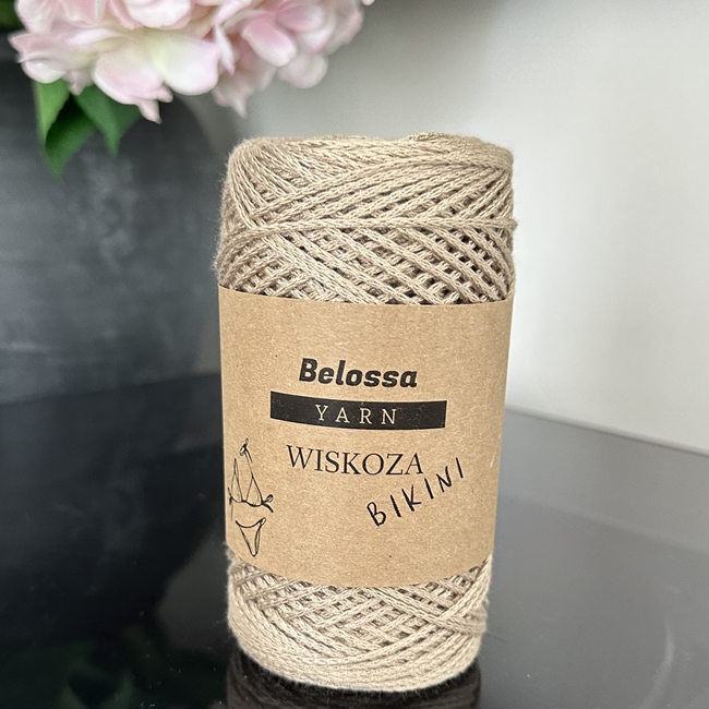 Belossa Wiskoza Bikini zimny beż - dziergaweczki sklep