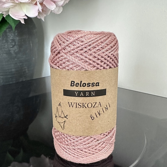 Belossa Wiskoza Bikini brudny róż