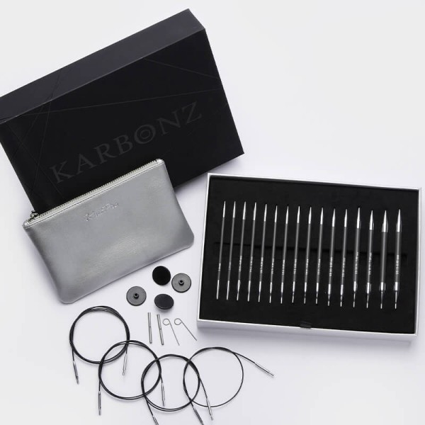 KnitPro Karbonz Box of Joy 41630 - zestaw drutów z włókna węglowego - dziergaweczki sklep