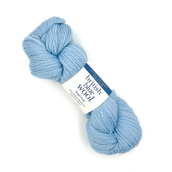 British Blue Wool Fingering - 100% wełna dziewicza - dziergaweczki sklep