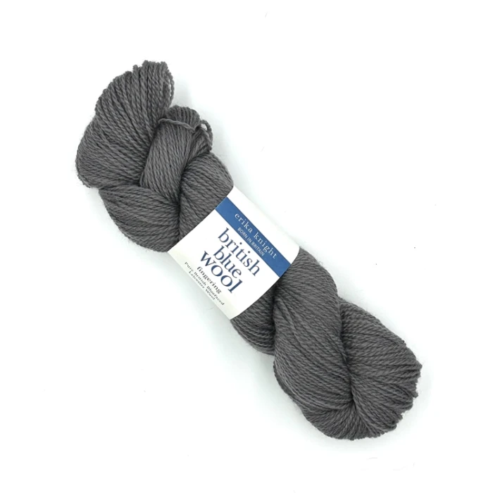 British Blue Wool Fingering - 100% wełna dziewicza - dziergaweczki sklep