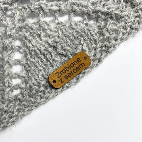 naszywka zrobione z sercem